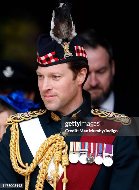 Lieutenant Colonel Johnny Thompson attends the 2023 Commonwealth Day Service at Westminster Abbey on March 13, 2023 in London, England. The...