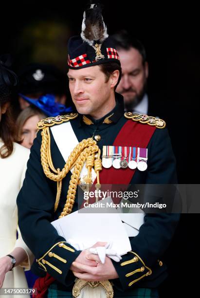 Lieutenant Colonel Johnny Thompson attends the 2023 Commonwealth Day Service at Westminster Abbey on March 13, 2023 in London, England. The...