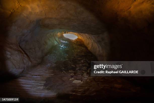 Entrée supposée le 5 mai 2022 de la grotte de Lascaux à Montignac-Lascaux.