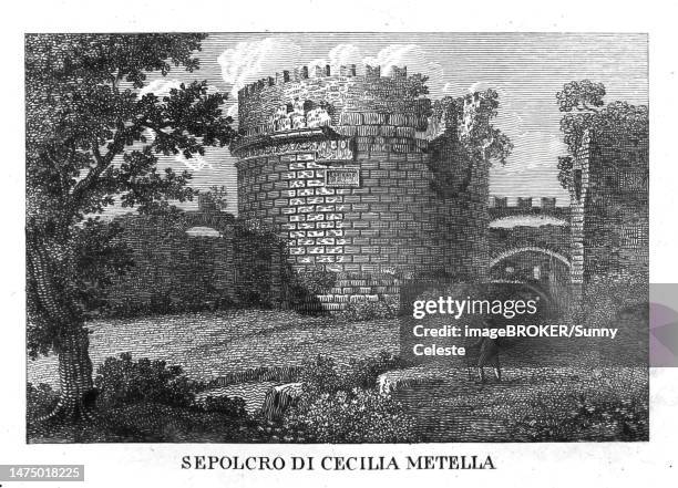Metella 62 Tomb Of Caecilia Metella Stock Photos, High-Res Pictures, and Images ...