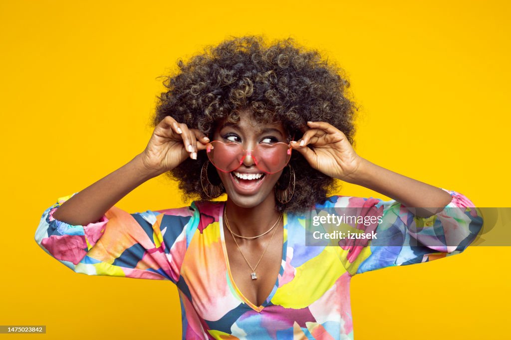 Summer portrait of beautiful young woman