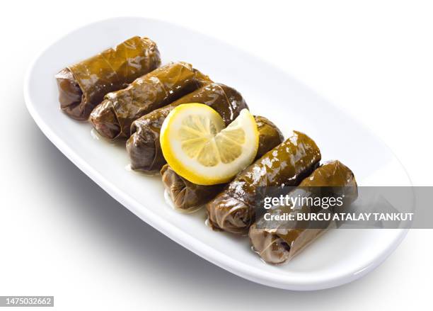 turkish meze sarma rolls - ドルマデス ストックフォトと画像