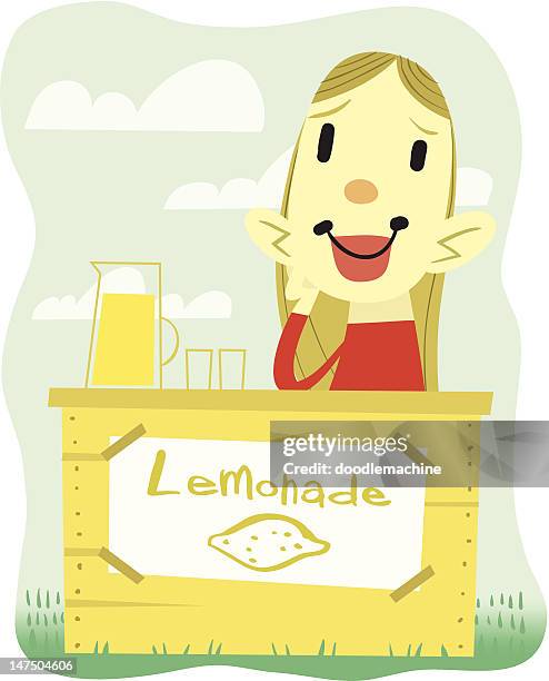 lemonade? - lemonade stand stock illustrations