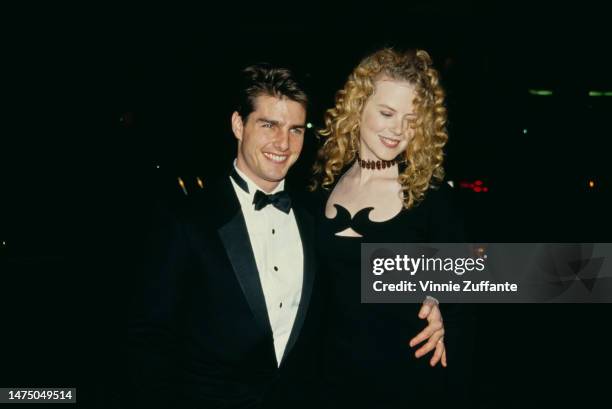 Nicole Kidman and Tom Cruise attend the 19th Annual American Film Institute Lifetime Achievement Award Salute to Kirk Douglas at the Beverly Hilton...