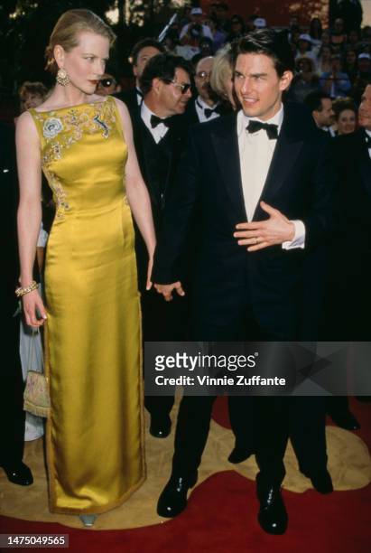 Nicole Kidman and Tom Cruise attend the 69th Annual Academy Awards, Los Angeles, California, 24th March 1997.