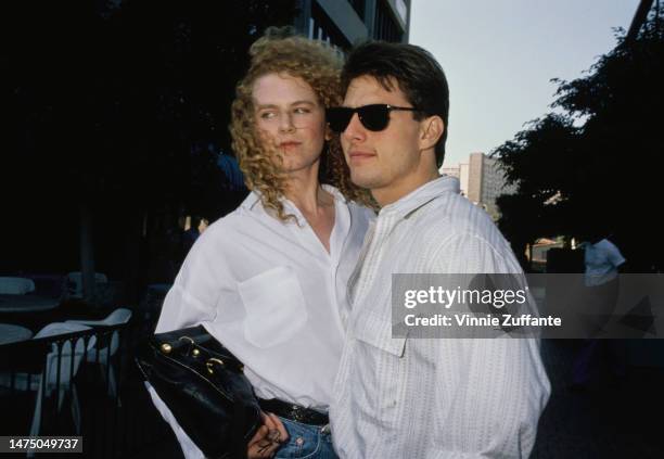 Nicole Kidman and Tom Cruise in Los Angeles, California, United States, 17th August 1990.