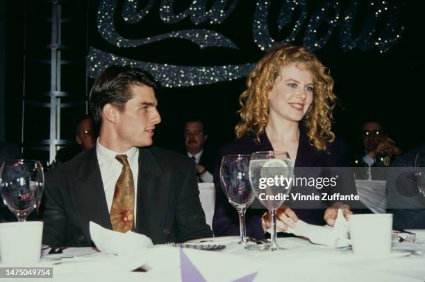 Tom Cruise and Nicole Kidman during 1992 ShoWest in Las Vegas, Nevada, United States, 9th September 1992.