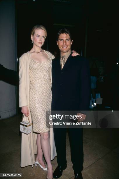 Nicole Kidman and Tom Cruise during 11th Annual American Cinematheque Moving Picture Ball honoring Tom Cruise at Beverly Hilton Hotel in Beverly...