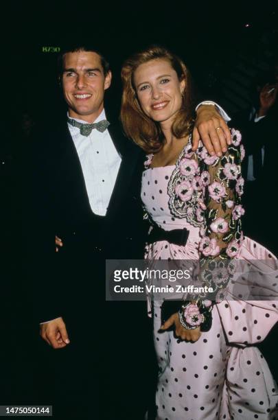 Tom Cruise and Mimi Rogers during 61st Annual Academy Awards Governor's Ball at Shrine Auditorium in Los Angeles, California, United States, 29th...