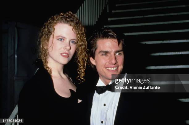 Nicole Kidman and Tom Cruise attend the 19th Annual American Film Institute Lifetime Achievement Award Salute to Kirk Douglas at the Beverly Hilton...