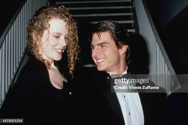 Nicole Kidman and Tom Cruise attend the 19th Annual American Film Institute Lifetime Achievement Award Salute to Kirk Douglas at the Beverly Hilton...