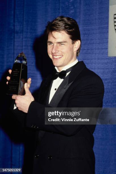 Tom Cruise during 8th Annual American Cinema Awards at Beverly Hilton Hotel in Beverly Hills, California, United States, 12th January 1991.