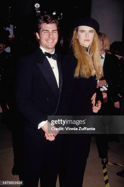 Nicole Kidman and Tom Cruise during the 50th Annual Golden Globe Awards at Beverly Hilton Hotel in Beverly Hills, California, United States, 23rd...