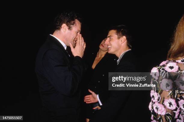 Tom Cruise and Mimi Rogers during 61st Annual Academy Awards Governor's Ball at Shrine Auditorium in Los Angeles, California, United States, 29th...