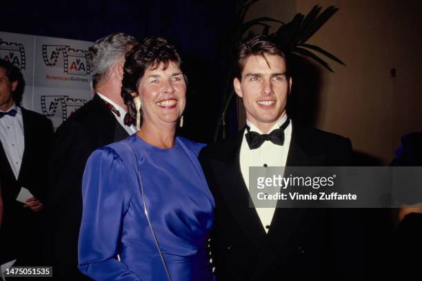 Mary Pfeiffer and Tom Cruise during 8th Annual American Cinema Awards at Beverly Hilton Hotel in Beverly Hills, California, United States, 12th...