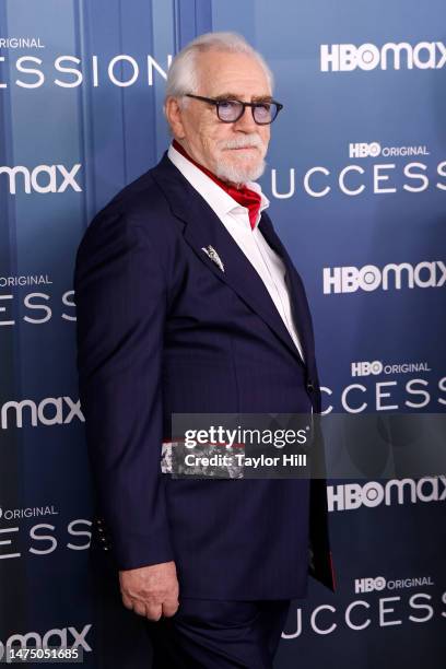Brian Cox attends the Season 4 premiere of HBO's "Succession" at Jazz at Lincoln Center on March 20, 2023 in New York City.