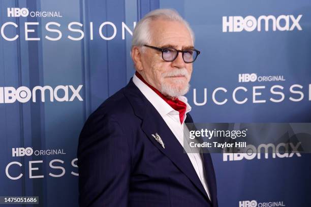 Brian Cox attends the Season 4 premiere of HBO's "Succession" at Jazz at Lincoln Center on March 20, 2023 in New York City.