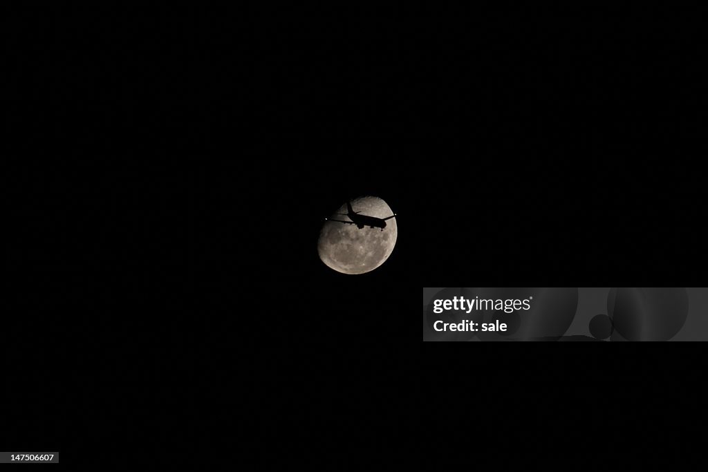 Lua... avião moon plane