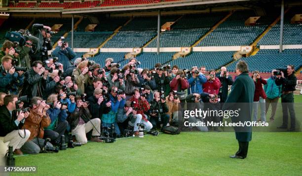 January 1994, Wembley stadium - The Football Association announce the new England manager Terry Venables.