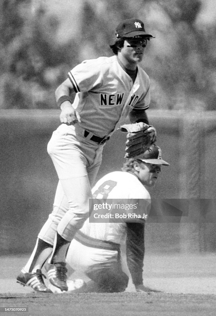 Yankees Bucky Dent during Angels vs. Yankees