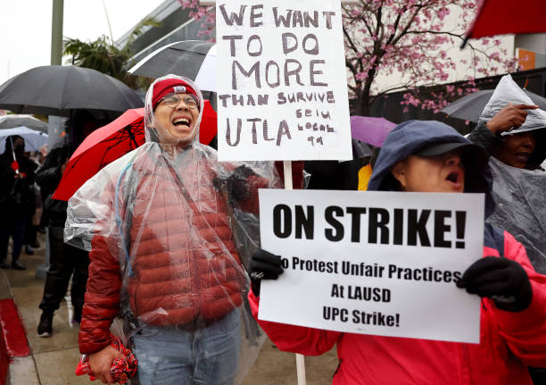 CA: Education Workers In L.A. Go On Strike After Failing To Make A Deal