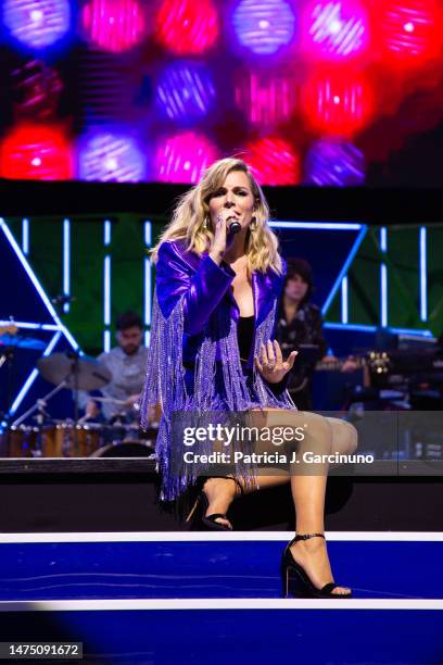 Edurne García Almagro, a.k.a. Edurne, attends the gala for the "Cadena Dial" Awards 2023 on March 16, 2023 in Santa Cruz de Tenerife, Spain.