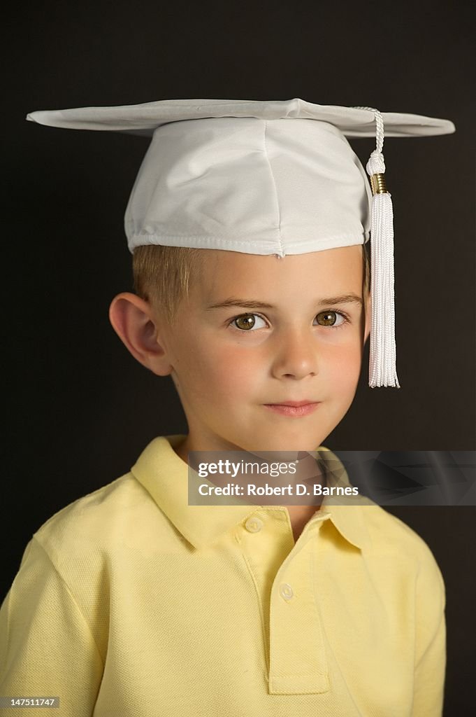 Preschool graduation portrait
