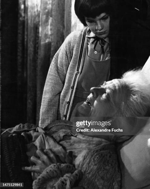 Actress Mary Badham in a scene of the film "To Kill A Mockingbird", in 1961 at Monroeville, Alabama.