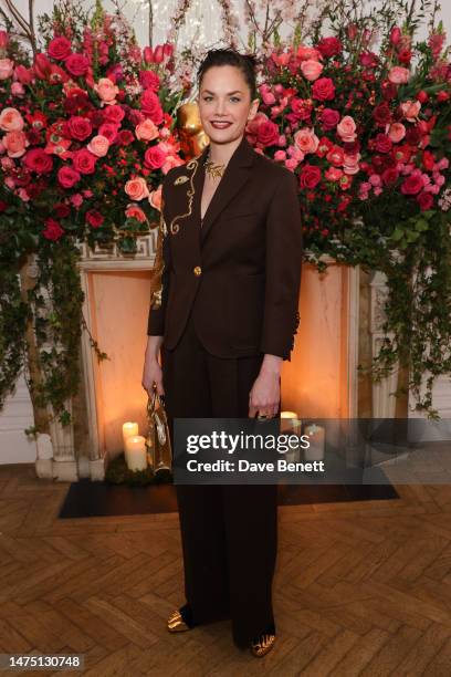 Ruth Wilson attends a dinner to celebrate the opening of Schiaparelli at Harrods on March 21, 2023 in London, England.