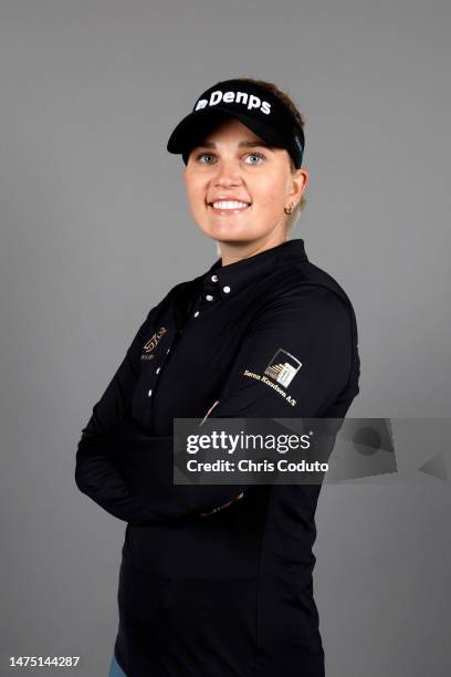 Nanna Koerstz Madsen of Denmark poses for a portrait at Superstition Mountain Golf and Country Club on March 21, 2023 in Apache Junction, Arizona.