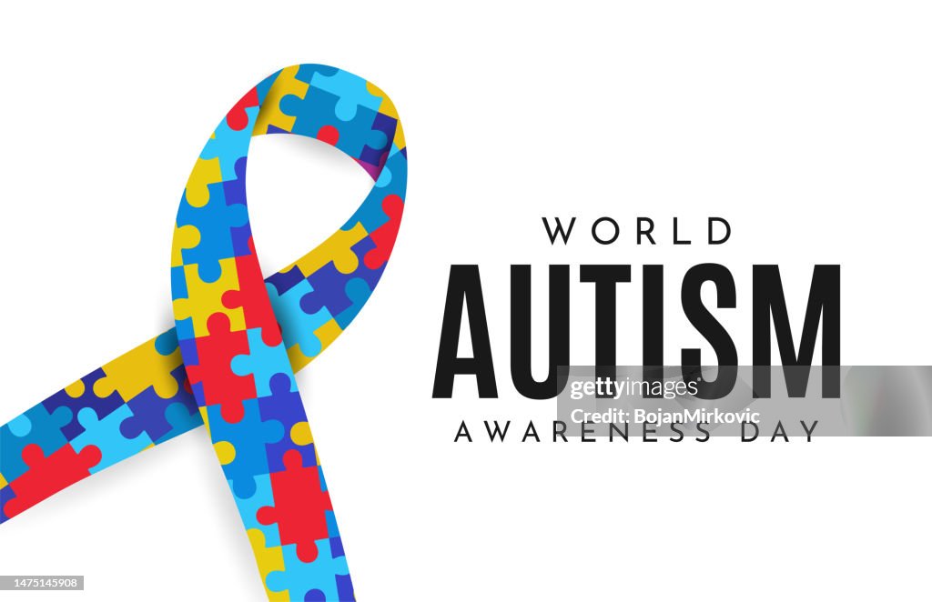 World Awareness Day card. Vector