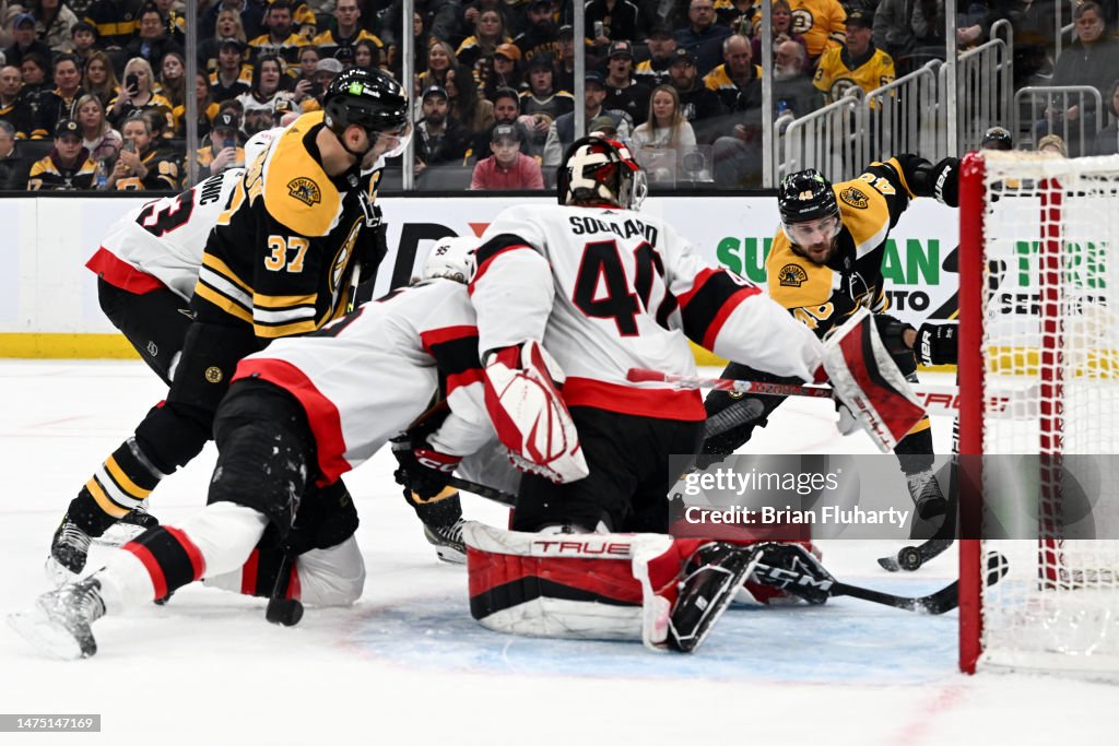 Ottawa Senators v Boston Bruins