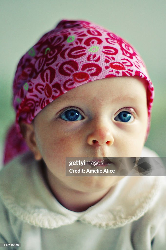 Portrait of baby girl