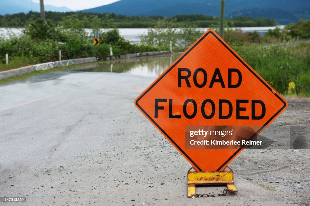 Road flooded