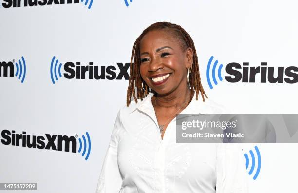 Author, life coach and TV personality Iyanla Vanzant visits SiriusXM Studios on March 21, 2023 in New York City.