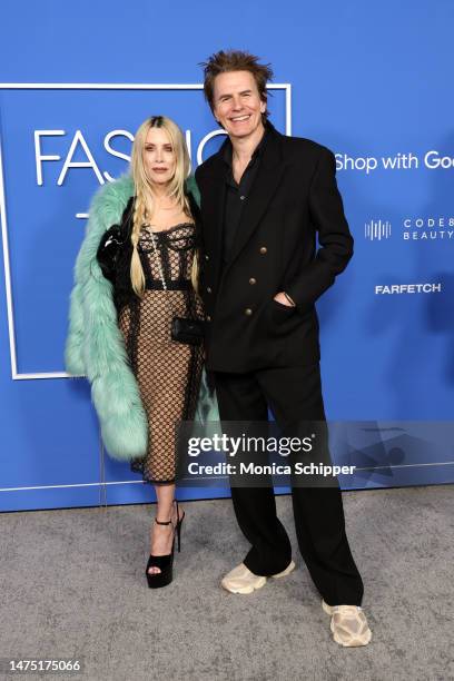 Gela Nash-Taylor and John Taylor attend the Fashion Trust US Awards at Goya Studios on March 21, 2023 in Los Angeles, California.