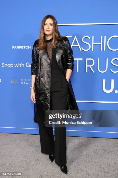 Maria Sharapova attends the Fashion Trust US Awards at Goya Studios on March 21, 2023 in Los Angeles, California.