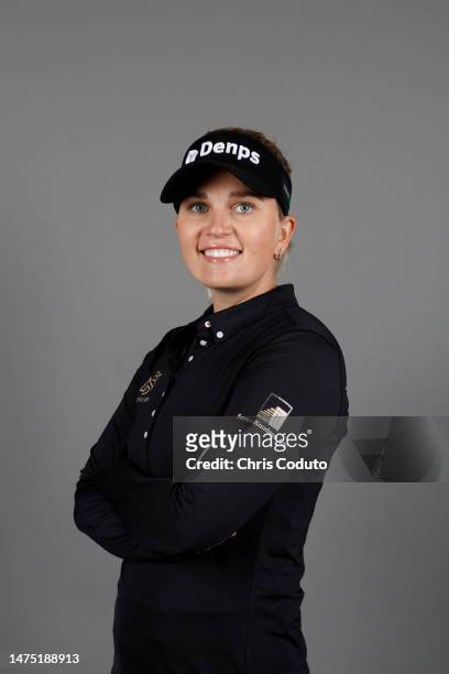 Nanna Koerstz Madsen of Denmark poses for a portrait at Superstition Mountain Golf and Country Club on March 21, 2023 in Apache Junction, Arizona.