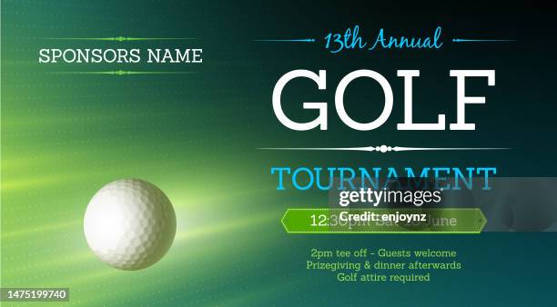 golfturnier-poster - golfturnier stock-grafiken, -clipart, -cartoons und -symbole