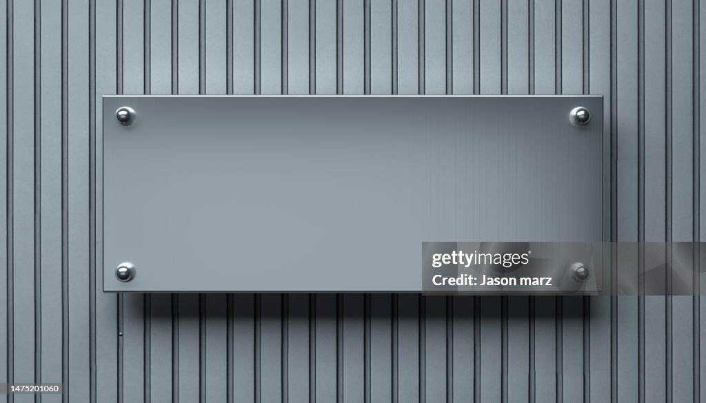 Clean and tidy metal background