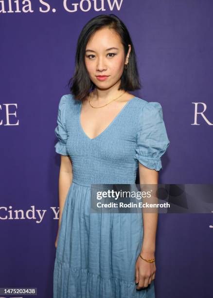 Ellen Wong attends the Radiance Gala presented by Cape at The Ebell Club of Los Angeles on March 21, 2023 in Los Angeles, California.