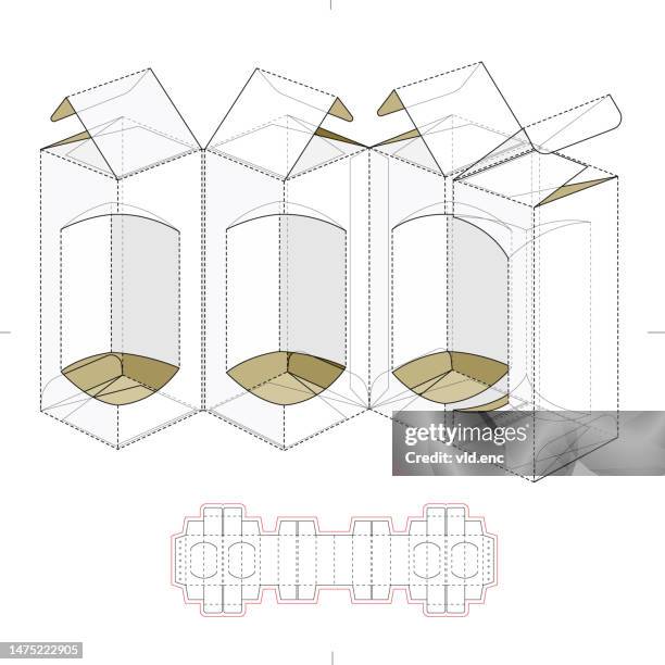 Custom Quad Box Package High-Res Vector Graphic - Getty Images