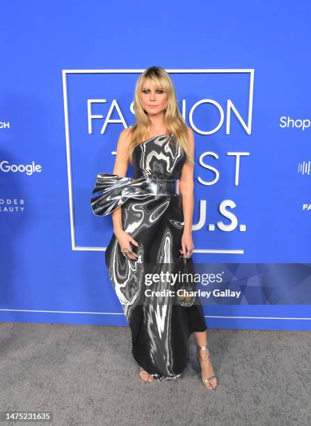 Heidi Klum attends the Fashion Trust U.S. Awards 2023 at Goya Studios on March 21, 2023 in Los Angeles, California.