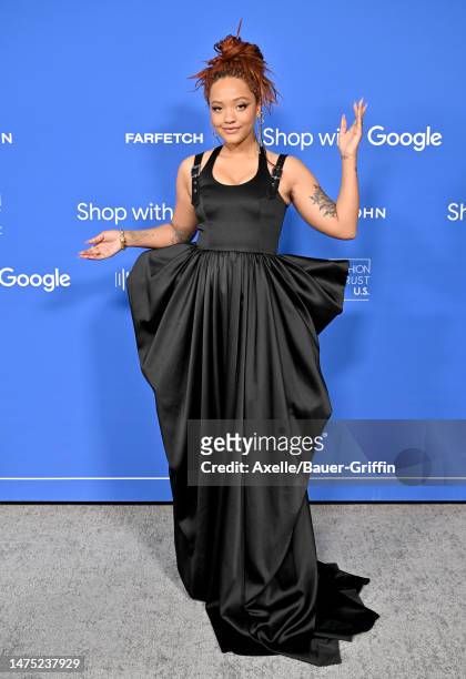 Kiersey Clemons attends the Fashion Trust US Awards at Goya Studios on March 21, 2023 in Los Angeles, California.