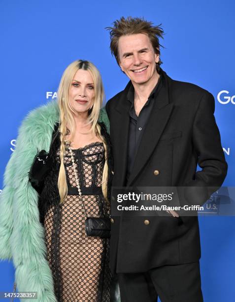 Gela Nash-Taylor and John Taylor attend the Fashion Trust US Awards at Goya Studios on March 21, 2023 in Los Angeles, California.