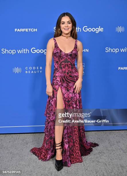 Lucy Hale attends the Fashion Trust US Awards at Goya Studios on March 21, 2023 in Los Angeles, California.