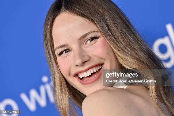 Halston Sage attends the Fashion Trust US Awards at Goya Studios on March 21, 2023 in Los Angeles, California.