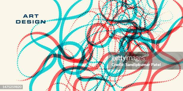 abstract swirl gradient overlap abstract background - geometric maze stock illustrations