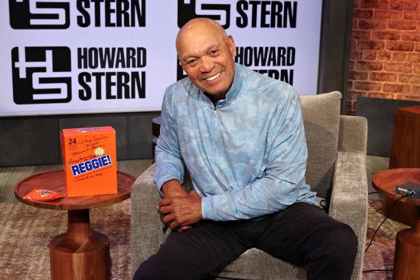 NY: Reggie Jackson Visits SiriusXM's 'The Howard Stern Show'