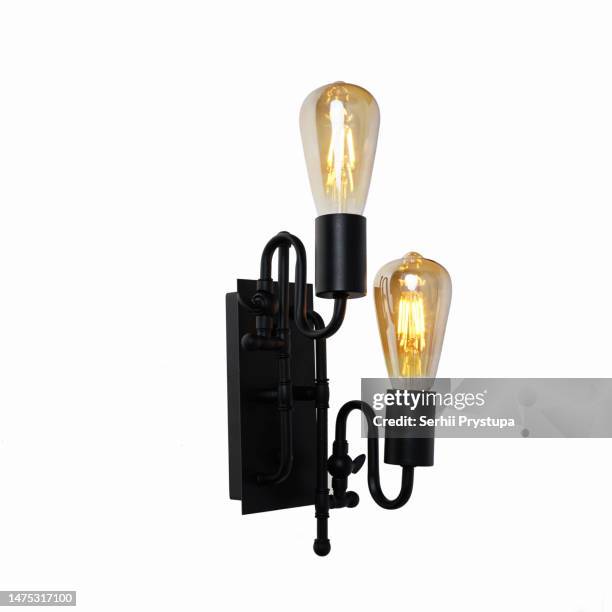 sconce on white background - sconce stock pictures, royalty-free photos & images
